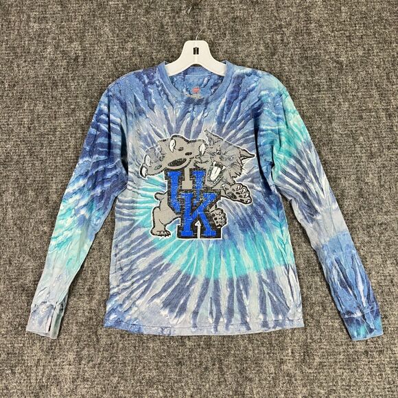 University of Kentucky Shirt Mens Small Blue Tie‎ Dye College Football Alumni - Picture 1 of 6